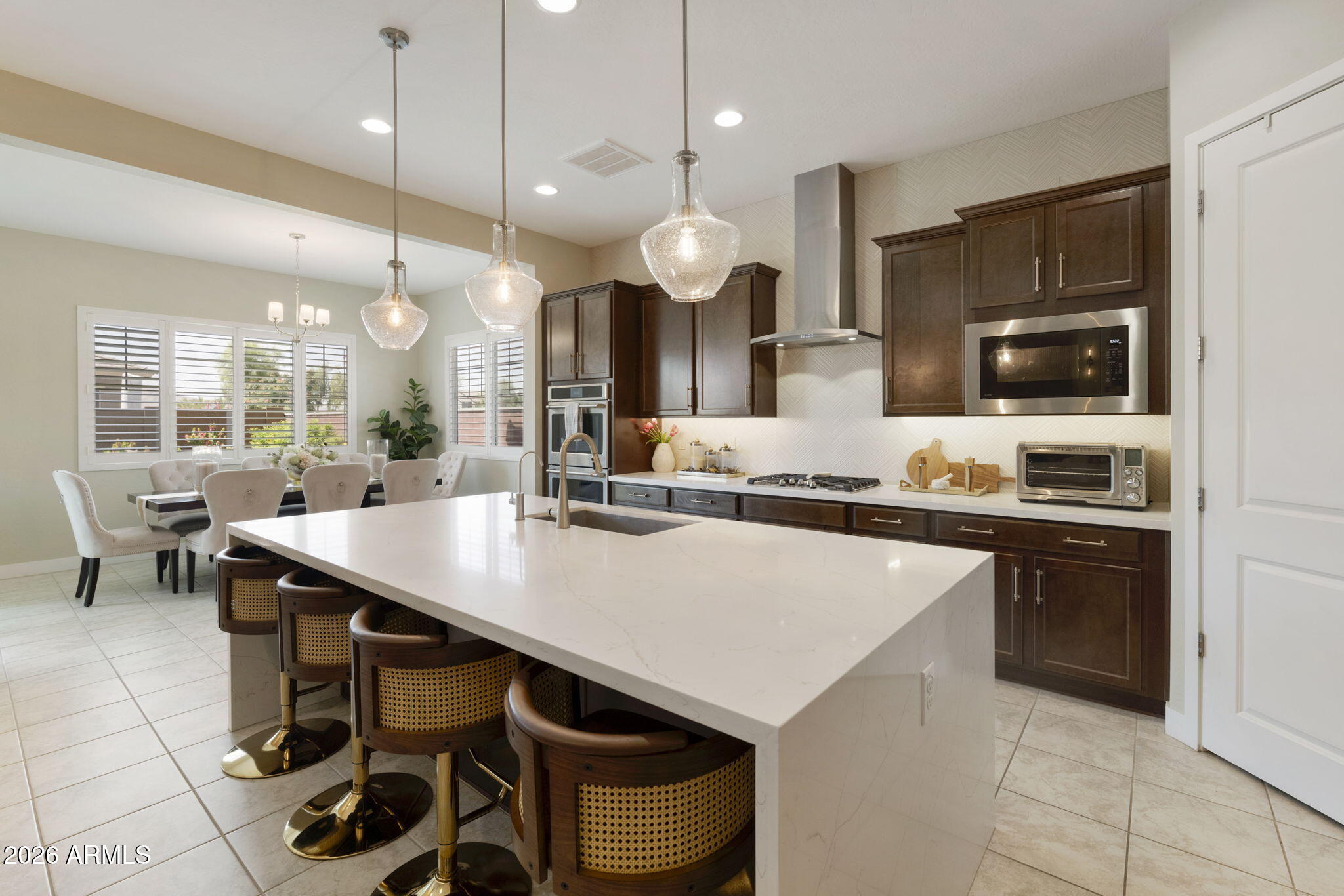Waterfall quartz kitchen — waterfall quartz kitchen island
