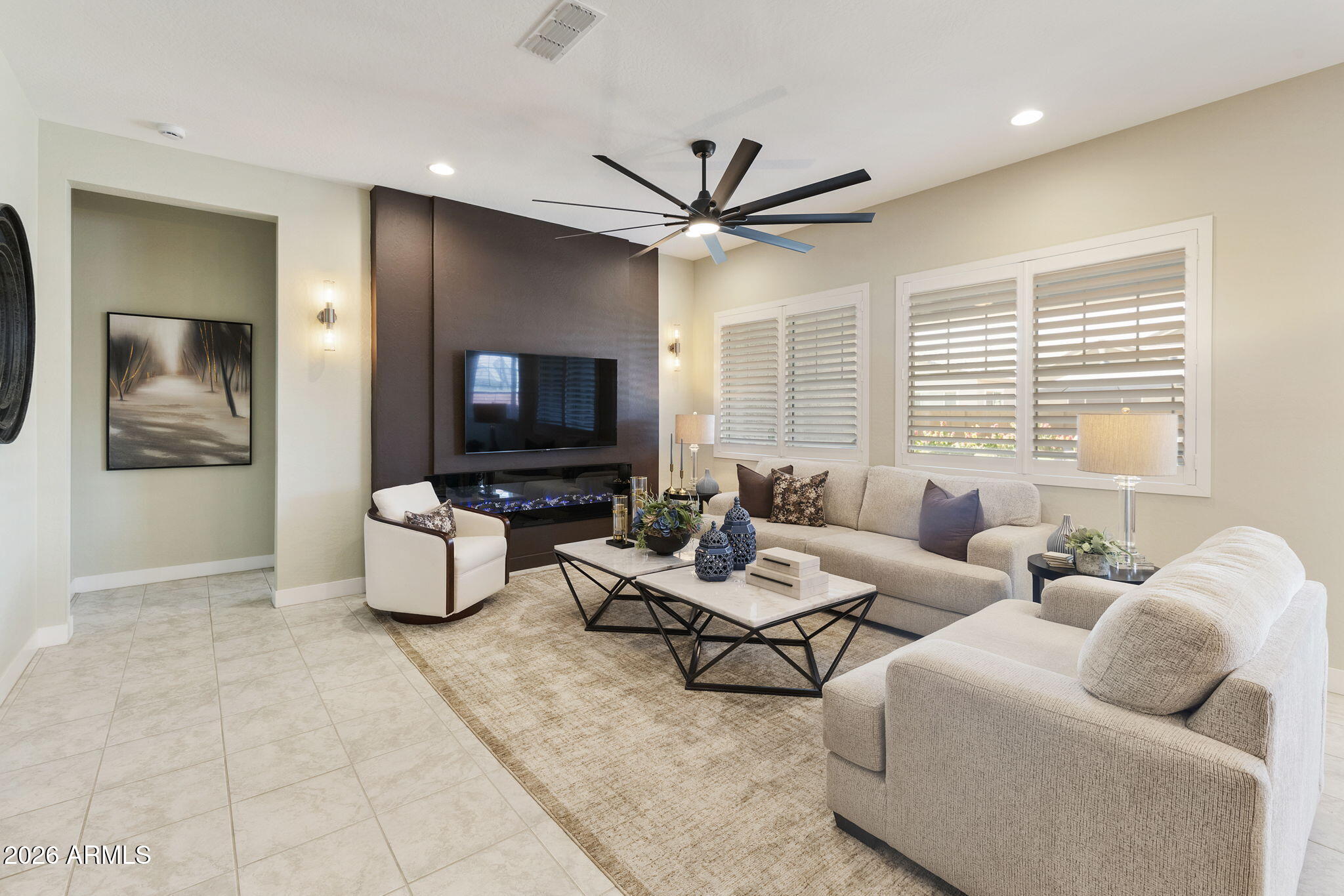 Energy Star windows — bright great room with dual-pane windows